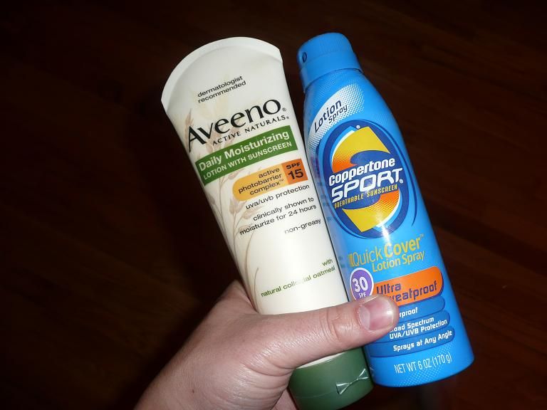 sun tan spray
