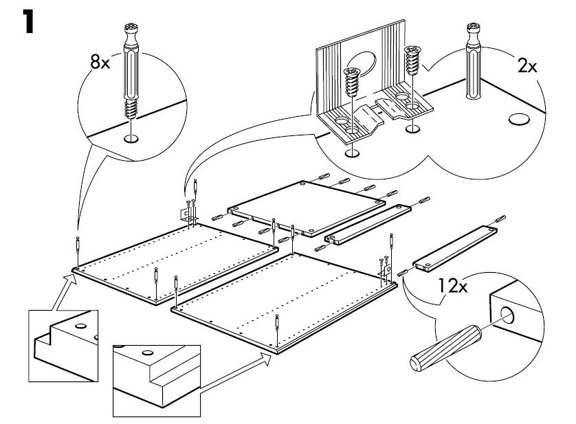 Akurum Base Cabinet Frame Assembly